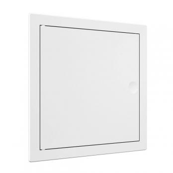 Люк ревизионный пластиковый нажимной  120*120 с  фланцем 100*100  L1010N EVECS