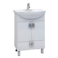 Тумба д/ванной "КВАДРО 1-65" под раковину Элеганс-65 (Rosa) (ПВХ)