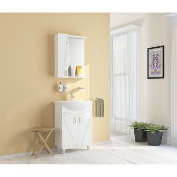 Тумба д/ванной "ЛИМА-65" под раковину Элеганс-65 (Rosa) (ПВХ)