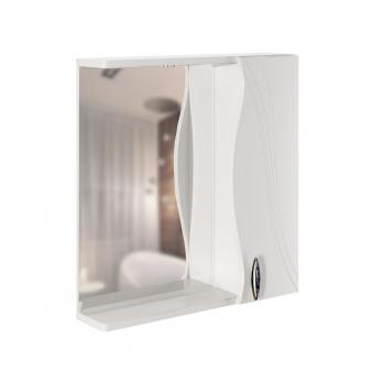 Зеркальный шкаф "ЛИМА-65" правый  с подсветкой (ПВХ)