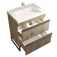 Тумба д/ванной "Окленд -70" Дуб Мелфорд под раковину Грэйс- 70 (DREJA) ЛОФТ (ПВХ)