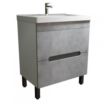 Тумба д/ванной "Честер -70" Бетон под раковину Грэйс- 70 (DREJA) (ПВХ)