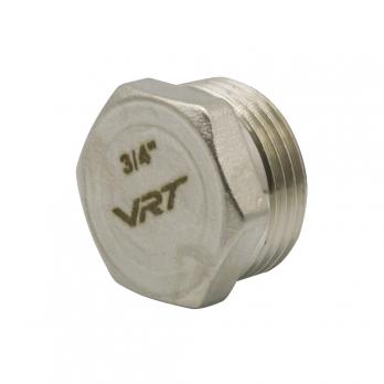 Заглушка 3/4'' нар VRT® никель