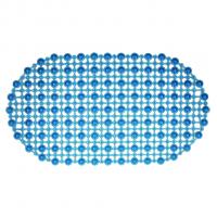 Коврик 65х36 на присосках "Комфорт" синий