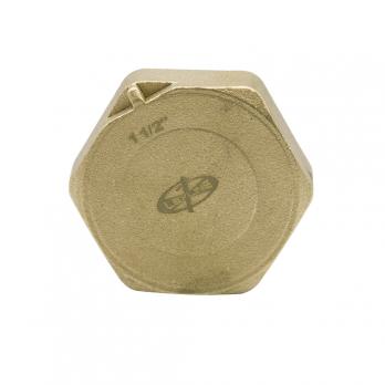 Заглушка 1 1/2'' вн ЛАТ с контр отв LEXLINE 40