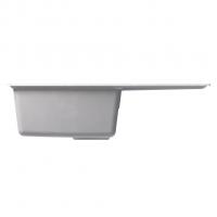 Мойка ML-GM31 КОМФОРТ с крылом, графит (342), 770*500*190мм