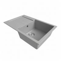 Мойка ML-GM31 КОМФОРТ с крылом, графит (342), 770*500*190мм