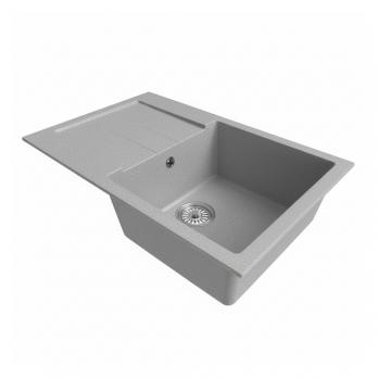 Мойка ML-GM31 КОМФОРТ с крылом, графит (342), 770*500*190мм