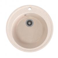 Мойкa ML-GMS01 СТАНДАРТ круглая, бежевый (328), 470мм (глуб. чаши 180)