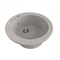 Мойкa ML-GMS01 СТАНДАРТ круглая, светло-серый (310), 470мм (глуб. чаши 180)