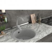 Мойкa ML-GMS01 СТАНДАРТ круглая, светло-серый (310), 470мм (глуб. чаши 180)