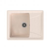 Мойка ML-GMS03 СТАНДАРТ с крылом, бежевый (328), 605*495*190мм