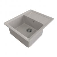 Мойка ML-GMS03 СТАНДАРТ с крылом, светло-серый (310), 605*495*190мм