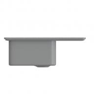 Мойка ML-GMS03 СТАНДАРТ с крылом, темно-серый (309), 605*495*190мм