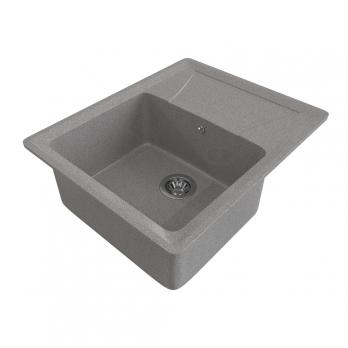Мойка ML-GMS03 СТАНДАРТ с крылом, темно-серый (309), 605*495*190мм