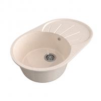 Мойка ML-GMS05 СТАНДАРТ овальная с крылом, бежевый (328), 740*455*190мм