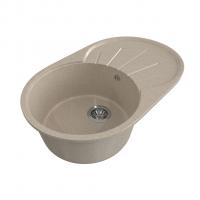 Мойка ML-GMS05 СТАНДАРТ овальная с крылом, песочный (302), 740*455*190мм