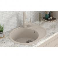 Мойка ML-GMS08 СТАНДАРТ овальная с крылом, бежевый (328), 570*460*170мм