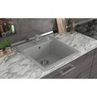 Мойка ML-GMS10 СТАНДАРТ прямоугольная, светло-серый (310), 460*505*190мм