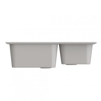 Мойка ML-GMS13 СТАНДАРТ двухчашевая, светло-серый (310), 767*502*190мм