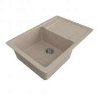 Мойка ML-GMS15 СТАНДАРТ с крылом, песочный (302), 640*505*185мм