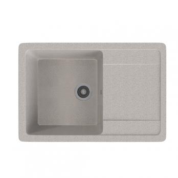 Мойка ML-GMS15 СТАНДАРТ с крылом, светло-серый (310), 640*505*185мм