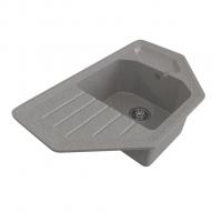 Мойка ML-GMS17 СТАНДАРТ угловая с крылом, темно-серый (309), 780*485*190мм