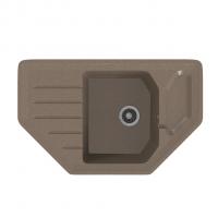 Мойка ML-GMS17 СТАНДАРТ угловая с крылом, терракот (307), 780*485*190мм