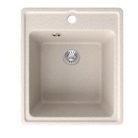 Мойка ML-GMS18 СТАНДАРТ прямоугольная, бежевый (328), 410*470*190мм