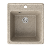 Мойка ML-GMS18 СТАНДАРТ прямоугольная, песочный (302), 410*470*190мм