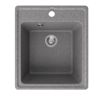 Мойка ML-GMS18 СТАНДАРТ прямоугольная, темно-серый (309), 410*470*190мм