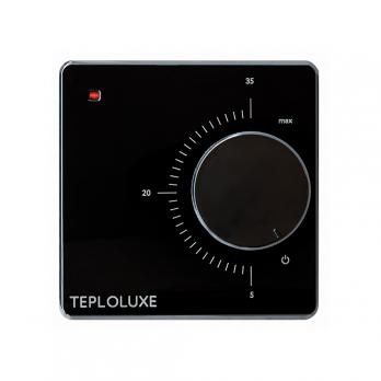 Терморегулятор ТЕПЛОЛЮКС LC 001 черный, механическое управление