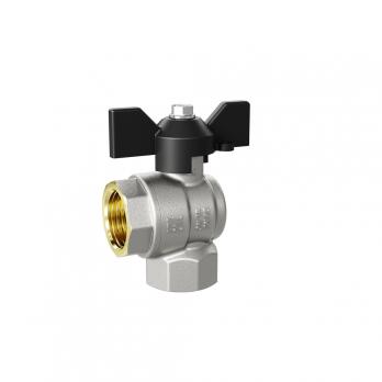 Кран угловой шаровой 1/2'' - 1/2'' вн/вн бабочка LD PRIDE