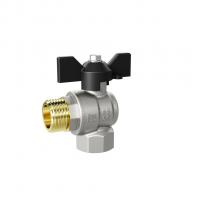 Кран угловой шаровой 1/2'' - 1/2'' вн/нар бабочка LD PRIDE