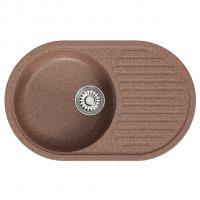 Мойка ML-GM16 КОМФОРТ овальная с крылом, терракотовая (307), 730*460*180мм