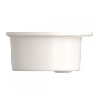 Мойкa ML-GMS01 СТАНДАРТ круглая, белый (331), 470мм (глуб. чаши 180)