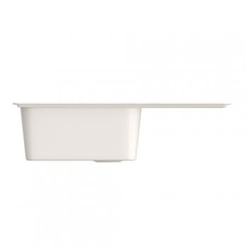 Мойка ML-GMS15 СТАНДАРТ с крылом, белый (331), 640*505*185мм