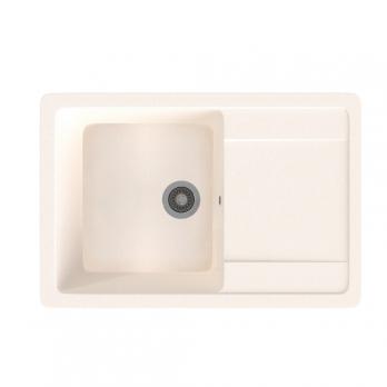 Мойка ML-GMS15 СТАНДАРТ с крылом, белый (331), 640*505*185мм