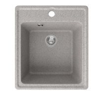 Мойка ML-GMS18 СТАНДАРТ прямоугольная, светло-серый (310), 410*470*190мм