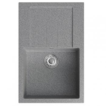 Мойка ML-GM31 КОМФОРТ с крылом, темно-серая (309), 770*500*190мм