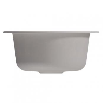 Мойкa ML-GM13 КОМФОРТ круглая, ультра-белая  (341), 495мм (глуб. чаши 200)