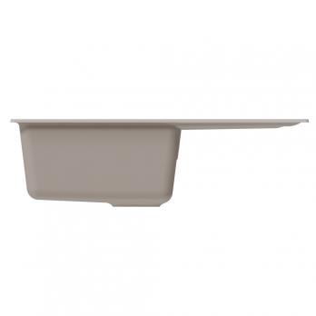 Мойка ML-GM19 КОМФОРТ с крылом, белая (331), 750*500*200мм