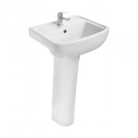 Умывальник-тюльпан "Лонги-50" (пост.Анимо) (с хром. переливом) (Santek)