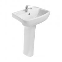 Умывальник-тюльпан "Лонги-55" (пост.Анимо) (с хром. переливом) (Santek)