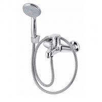 Смеситель для ванны 40к ПРОФСАН ПСМ-854-К/045 "КОМПЛЕКТАЦИЯ" с душ аксессуарами  ХРОМ