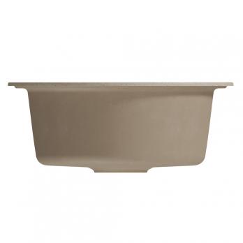 Мойкa ML-GM11 КОМФОРТ круглая, бежевая (328), 500мм (глуб. чаши 180)