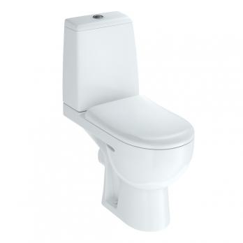 Унитаз-компакт "Бриг" белый (гориз, нижн, сид. дюро.м/лифт, быстр., 2-кн арм) (Kirovit)