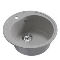 Мойкa ML-GM11 КОМФОРТ круглая, серая (310), 500мм (глуб. чаши 180)