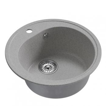 Мойкa ML-GM11 КОМФОРТ круглая, серая (310), 500мм (глуб. чаши 180)