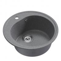 Мойкa ML-GM11 КОМФОРТ круглая, темно-серая (309), 500мм (глуб. чаши 180)